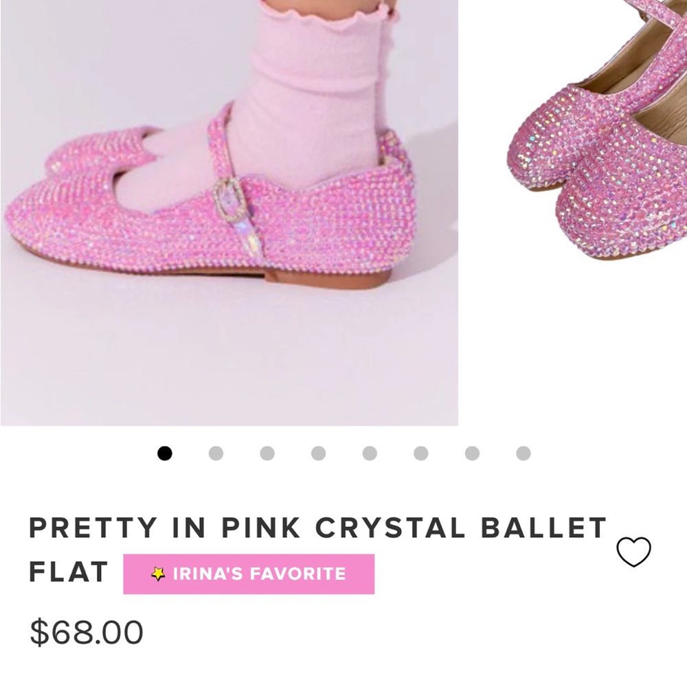 Sparkling Pink Kids Dress Shoes - Picture 5 of 6